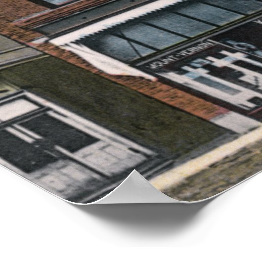 Buiten Uitzicht van het IOOF-gebouw Poster (Hoek)