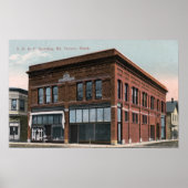 Buiten Uitzicht van het IOOF-gebouw Poster (Voorkant)