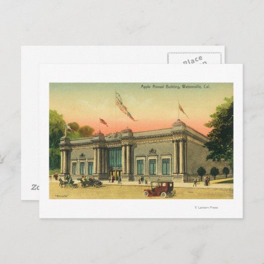 Buiten Uitzicht van het jaargebouw van Apple Briefkaart (Voorkant / Achterkant)