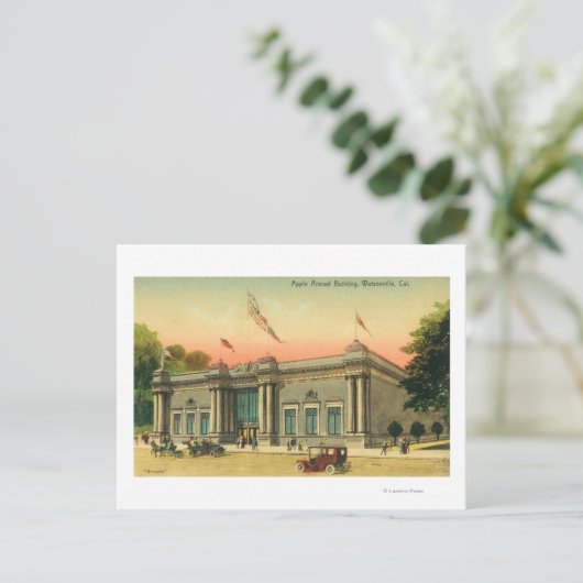 Buiten Uitzicht van het jaargebouw van Apple Briefkaart (Staand voorkant)