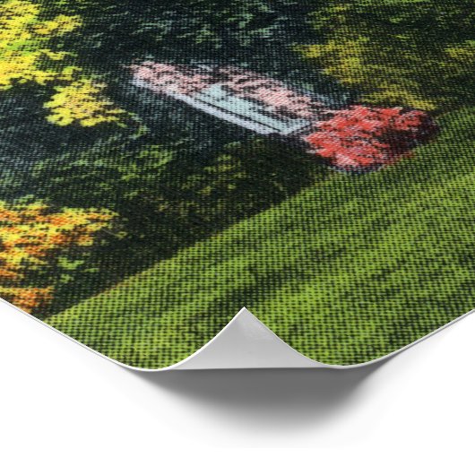 Buiten Uitzicht van het John Alden House Poster (Hoek)