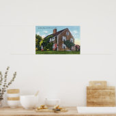 Buiten Uitzicht van het John Alden House Poster (Keuken)