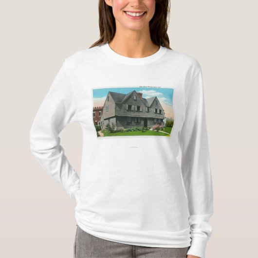 Buiten Uitzicht van het John Ward House T-shirt (Voorkant)
