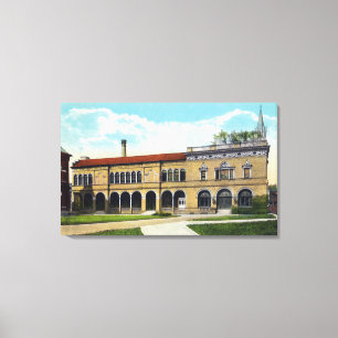 Buiten Uitzicht van het Kunstmuseum 2 Canvas Afdruk