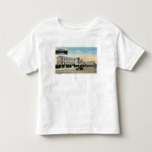 Buiten Uitzicht van het Kunstmuseum # 2 Kinder Shirts (Voorkant)