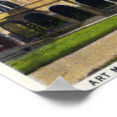Buiten Uitzicht van het Kunstmuseum 2 Poster (Hoek)