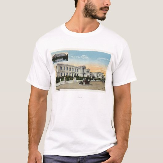 Buiten Uitzicht van het Kunstmuseum # 2 T-shirt (Voorkant)