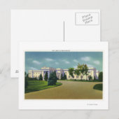 Buiten Uitzicht van het Lincoln Bath House Briefkaart (Voorkant / Achterkant)