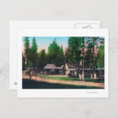 Buiten Uitzicht van het Loch Lomond Resort Briefkaart (Voorkant / Achterkant)