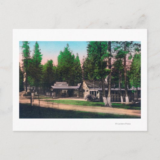 Buiten Uitzicht van het Loch Lomond Resort Briefkaart (Voorkant)