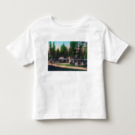 Buiten Uitzicht van het Loch Lomond Resort Kinder Shirts (Voorkant)
