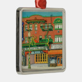 Buiten Uitzicht van het Mandarijnentheater Metalen Ornament (Rechts)