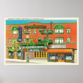 Buiten Uitzicht van het Mandarijnentheater Poster (Voorkant)