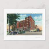 Buiten Uitzicht van het Mark Twain Hotel Briefkaart (Voorkant)