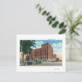 Buiten Uitzicht van het Mark Twain Hotel Briefkaart (Staand voorkant)