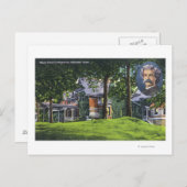 Buiten Uitzicht van het Mark Twain Memorial # 2 Briefkaart (Voorkant / Achterkant)