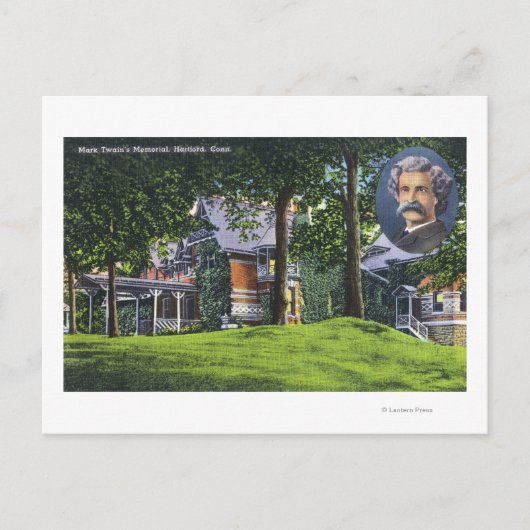 Buiten Uitzicht van het Mark Twain Memorial # 2 Briefkaart (Voorkant)