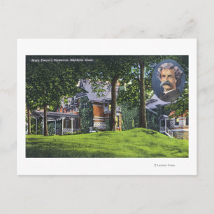 Buiten Uitzicht van het Mark Twain Memorial # 2 Briefkaart