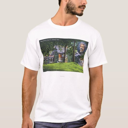 Buiten Uitzicht van het Mark Twain Memorial # 2 T-shirt (Voorkant)