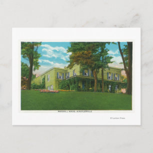 Buiten Uitzicht van het Marshallhuis Briefkaart