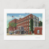 Buiten Uitzicht van het Nelson House Briefkaart (Voorkant)