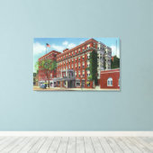 Buiten Uitzicht van het Nelson House Canvas Afdruk (Insitu (Houten vloer))