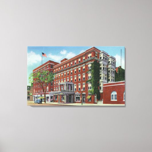 Buiten Uitzicht van het Nelson House Canvas Afdruk (Voorkant)