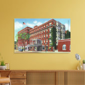 Buiten Uitzicht van het Nelson House Canvas Afdruk (Insitu (Woonkamer))