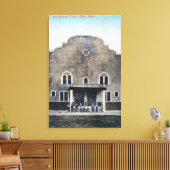 Buiten Uitzicht van het New Ridgeway Theater Canvas Afdruk (Insitu (Woonkamer))