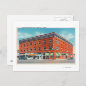 Buiten Uitzicht van het New Rogerson Hotel Briefkaart (Voorkant / Achterkant)