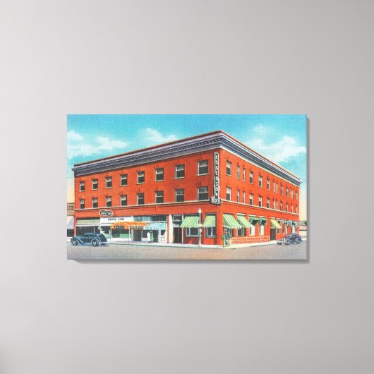 Buiten Uitzicht van het New Rogerson Hotel Canvas Afdruk (Voorkant)