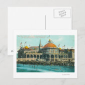 Buiten Uitzicht van het nieuwe casino vanaf de str Briefkaart (Voorkant / Achterkant)