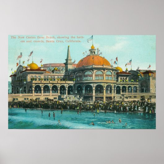 Buiten Uitzicht van het nieuwe casino vanaf de str Poster (Voorkant)