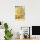 Buiten Uitzicht van het Olympisch Hotel Poster (Thuiskantoor)