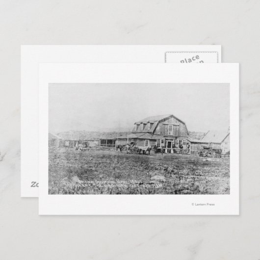 Buiten Uitzicht van het oorspronkelijke Occidental Briefkaart (Voorkant / Achterkant)