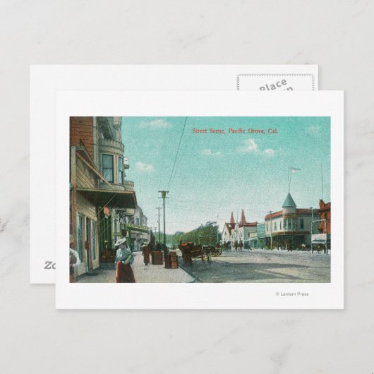 Buiten Uitzicht van het oude aangepaste huis Briefkaart (Voorkant / Achterkant)