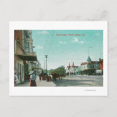 Buiten Uitzicht van het oude aangepaste huis Briefkaart (Voorkant)