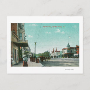 Buiten Uitzicht van het oude aangepaste huis Briefkaart