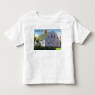 Buiten Uitzicht van het Oude Harlow House Kinder Shirts