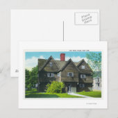 Buiten Uitzicht van het oude hekhuis Briefkaart (Voorkant / Achterkant)