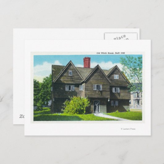 Buiten Uitzicht van het oude hekhuis Briefkaart (Voorkant / Achterkant)