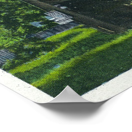 Buiten Uitzicht van het oude hekhuis Poster (Hoek)