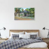 Buiten Uitzicht van het Oude Senaat Canvas Afdruk (Insitu (Slaapkamer))