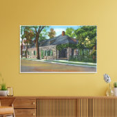 Buiten Uitzicht van het Oude Senaat Canvas Afdruk (Insitu (Woonkamer))