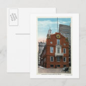 Buiten Uitzicht van het Oude Staatshuis # 2 Briefkaart (Voorkant / Achterkant)