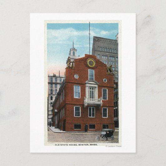 Buiten Uitzicht van het Oude Staatshuis # 2 Briefkaart (Voorkant)