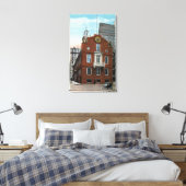 Buiten Uitzicht van het Oude Staatshuis # 2 Canvas Afdruk (Insitu (Slaapkamer))