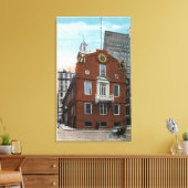 Buiten Uitzicht van het Oude Staatshuis # 2 Canvas Afdruk (Insitu (Woonkamer))