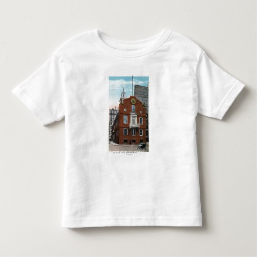 Buiten Uitzicht van het Oude Staatshuis # 2 Kinder Shirts (Voorkant)