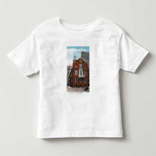 Buiten Uitzicht van het Oude Staatshuis # 2 Kinder Shirts (Voorkant)